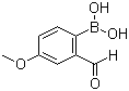 structure of CAS# 139962-95-1, 4-Methoxy-2-formylphenylboronic acid;2-Formyl-4-methoxyphenylboronic acid