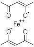 structure of CAS# 14024-17-0, Ferrous acetylacetonate;Iron(II) acetylacetonate; Bis(2,4-pentanedionato)iron; Bis(acetylacetonate)iron