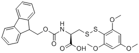 结构式 CAS# 1403834-74-1, 芴甲酰基-半胱氨酰(STmp)-OH