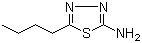 结构式 CAS# 14068-54-3, 5-丁基-1,3,4-噻二唑-2-胺