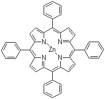 structure of CAS# 14074-80-7, 5,10,15,20-Tetraphenyl-21H,23H-porphine zinc;Zn(II) meso-Tetraphenylporphine