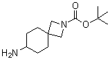 structure of CAS# 1408075-19-3, 7-Amino-2-azaspiro[3.5]nonane-2-carboxylic acid 1,1-dimethylethyl ester