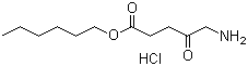structure of CAS# 140898-91-5, 5-Aminolevulinic acid hexyl ester hydrochloride;Hexyl 5-amino-4-oxopentanoate hydrochloride