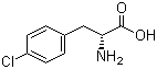 structure of CAS# 14091-08-8, D-4-Chlorophenylalanine;4-Chloro-D-phenylalanine; 4-Chloro-3-phenyl-D-alanine