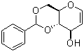 structure of CAS# 14125-70-3, 2-Phenyl-4,4a,8,8a-tetrahydropyrano[3,2-d][1,3]dioxin-8-ol