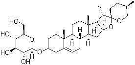 结构式 CAS# 14144-06-0, 地索苷; 延龄草苷; 延年草甙