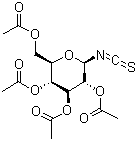 structure of CAS# 14152-97-7, 2,3,4,6-Tetra-O-acetyl-beta-D-glucopyranosyl isothiocyanate