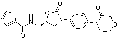 结构式 CAS# 1415566-28-7, N-[[(5S)-2-氧代-3-[4-(3-氧代-4-吗啉基)苯基]-5-恶唑烷基]甲基]-2-噻吩甲酰胺