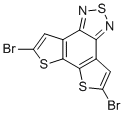 结构式 CAS# 1415761-37-3, 5,8-二溴二噻吩并[3',2':3,4;2'',3'':5,6]苯并[1,2-c][1,2,5]噻二唑