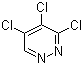 structure of CAS# 14161-11-6, 3,4,5-Trichloropyridazine