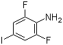 结构式 CAS# 141743-49-9, 2,6-二氟-4-碘苯胺