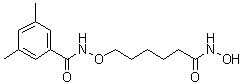 structure of CAS# 1418033-25-6, N-[[6-(Hydroxyamino)-6-oxohexyl]oxy]-3,5-dimethyl-benzamide