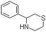 结构式 CAS# 141849-62-9, 3-苯基硫代吗啉