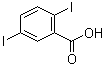 结构式 CAS# 14192-12-2, 2,5-二碘苯甲酸