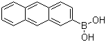 2-蒽硼酸分子结构 (CAS 141981-64-8)
