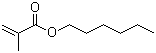 structure of CAS# 142-09-6, Hexyl methacrylate;Hexyl 2-methylacrylate