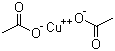 醋酸铜分子结构 (CAS 142-71-2)