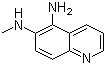 结构式 CAS# 14204-98-9, 5-氨基-6-(甲基氨基)喹啉