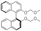 (S)-2,2'-双(甲氧基甲氧基)-1,1'-联萘分子结构 (CAS 142128-92-5)