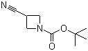 结构式 CAS# 142253-54-1, 1-Boc-3-氰基氮杂环丁烷; 1-叔丁氧羰基-3-氰基氮杂环丁烷