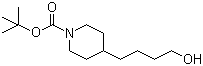 结构式 CAS# 142355-83-7, 4-(4-羟基丁基)哌啶-1-甲酸叔丁酯