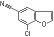 structure of CAS# 1427420-85-6, 7-Chloro-5-benzofurancarbonitrile