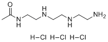 结构式 CAS# 1429850-43-0, N1-乙酰基三乙烯四胺三盐酸盐