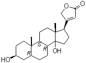 结构式 CAS# 143-62-4, 洋地黄毒甙