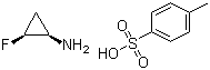 结构式 CAS# 143062-84-4, (1R,2S)-2-氟环丙胺对甲苯磺酸盐