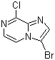 结构式 CAS# 143591-61-1, 3-溴-8-氯咪唑并[1,2-a]吡嗪