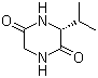 结构式 CAS# 143673-66-9, (R)-3-异丙基哌嗪-2,5-二酮
