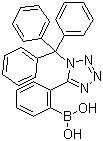structure of CAS# 143722-25-2, 2-(1-Trityl-1H-tetrazol-5-yl)phenylboronic acid