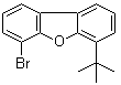 structure of CAS# 1438391-33-3, 4-Bromo-6-(1,1-dimethylethyl)dibenzofuran