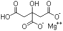 structure of CAS# 144-23-0, Magnesium citrate;Citric acid magnesium salt; Magnesium 2-hydroxypropane-1,2,3-tricarboxylate