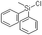 structure of CAS# 144-79-6, Chlorodiphenylmethylsilane;Methyldiphenylchlorosilane; Diphenylmethylchlorosilane