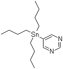 structure of CAS# 144173-85-3, 5-(Tributylstannyl)pyrimidine