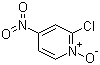 2-氯-4-硝基吡啶 N-氧化物分子结构 (CAS 14432-16-7)