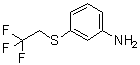结构式 CAS# 1445684-99-0, 3-[(2,2,2-三氟乙基)硫基]苯胺