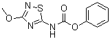 结构式 CAS# 1445988-32-8, N-(3-甲氧基-1,2,4-噻二唑-5-基)氨基甲酸苯基酯