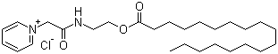 结构式 CAS# 14492-68-3, 司吡氯铵; N-[[N-(2-硬脂酰氧乙基)氨基甲酰]甲基]吡啶鎓氯化物