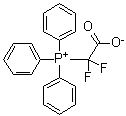 结构式 CAS# 1449521-05-4, (羧基二氟甲基)三苯基鏻内盐