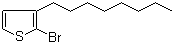 结构式 CAS# 145543-83-5, 2-溴-3-辛基噻吩