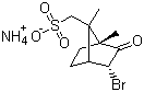 右旋-3-溴樟脑-8-磺酸铵盐分子结构 (CAS 14575-84-9)