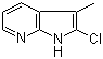 结构式 CAS# 145934-57-2, 2-氯-3-甲基吡咯并[2,3-b]吡啶