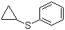 结构式 CAS# 14633-54-6, 环丙基苯基硫醚