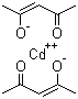 Cadmium bis(acetylacetonate) molecular structure (CAS 14689-45-3)