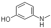 结构式 CAS# 14703-69-6, 3-羟基-N-甲基苯胺