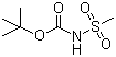tert-Butyl N-methanesulfonylcarbamate molecular structure (CAS 147751-16-4)