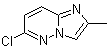 结构式 CAS# 14793-00-1, 6-氯-2-甲基咪唑并[1,2-b]哒嗪