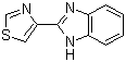 structure of CAS# 148-79-8, Thiabendazole;2-(1,3-Thiazol-4-yl)benzimidazole; 2-(4-Thiazolyl)-benzimidazole; 2-(Thiazol-4-yl)benzimidazole
